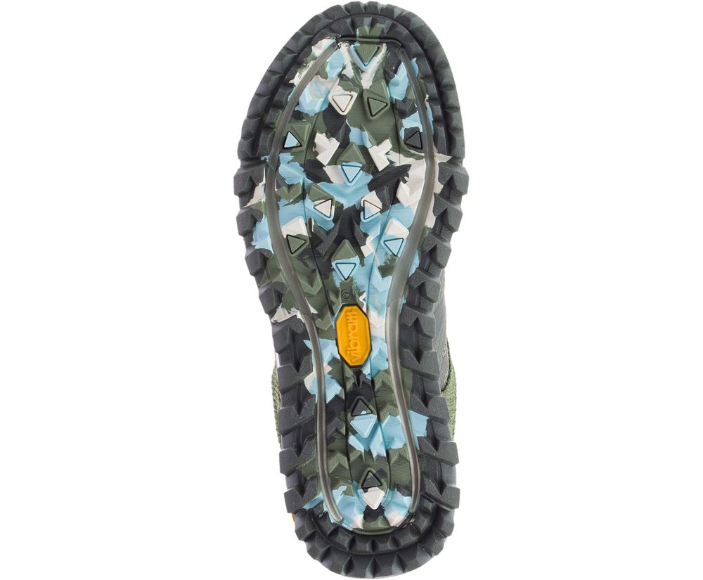 Merrell Sneakers Dame - Antora 2 Mid Waterproof - Olivengrøn - WHB314587